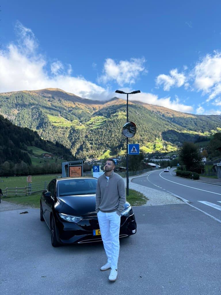 Mountain pass, Swiss Alps